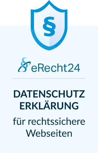 Datenschutz Siegel von eRecht24
